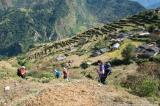 And another long descent to the Myagdi river