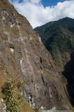 Next day, a long traverse ascending high above the Myagdi river