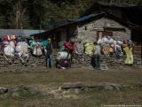 Lunch break at Doban 2520m