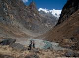 Following the river towards Japanese Base Camp