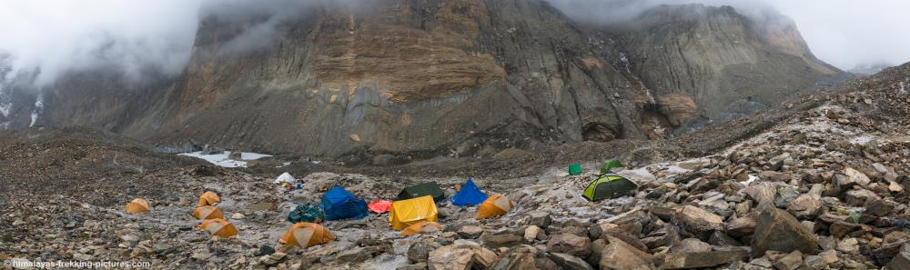 Japanese Base Camp - not the most comfortable place to be