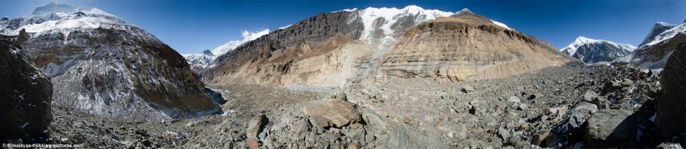 Above Dhaulagiri Base Camp