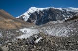 Heading up the glacier