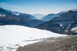 View of the Kali Gandaki valley very far below us