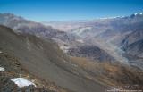View of the Kali Gandaki valley towrds Jomsom and Upper Mustang