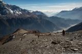 The Kali Gandaki river (2000m below us)