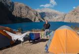 Our camp by the lake