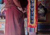 Lama and prayer beads