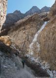 Heading up towards "Snow Camp"