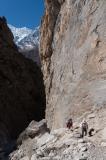 Heading up towards "Snow Camp"