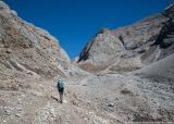 Heading up towards "Snow Camp"