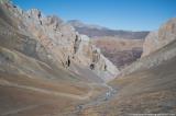 The long descent towards Shey Gompa