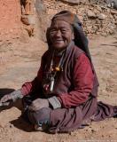 Shey Gompa nun  at Tsakang hermitage