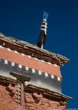 Roof top corner, Shey Gompa