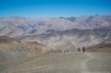 Descending the Sela La towards Namgung Gompa