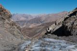 Descending the Sela La towards Namgung Gompa