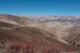 Descending the Sela La towards Namgung Gompa
