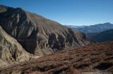 Namgung Gompa and our route beyond on the other side of the valley