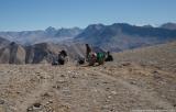 Admiring the views from the Mushi La at 5030 m