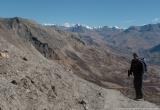 Views of Damodar Himal (in Upper Mustang) from the Mola La