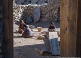 Weaving in the courtyard