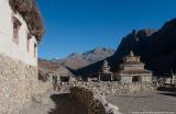 Chortens in Charkha Bhot