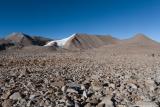 At the high pass - around 5750 m - it doesn't have a name -  with  Araniko Chuli on the left