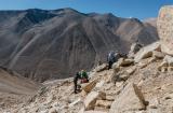 On the way up the Kekyap La looking back