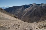 Looking back down where we came from (with Annapurna on the left)