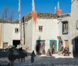 Sitting in the sun in Lo Manthang
