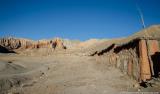 Mani wall and the cliffs of Dhakmar