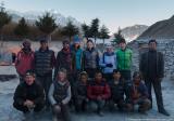 The complete team and participants on our last walking day