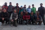 The complete team and participants on our last walking day