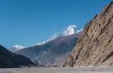 Dhaulagiri towering above Jomsom