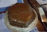 "Happy last day" cake