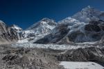 The Khumbu Glacier and Icefall