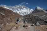 Our sirdar (and climbing sherpa) Pema Dorje Sherpa below Lhotse 