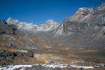 High camp on the way to the Renjo La