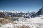 View to the East from the Renjo La (including Everest, Lhotse and Makalu)