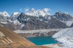 Gokyo 3rd Lake  with Everest and Lhotse in the background