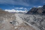 View to the North from the lateral moraine of the glacier