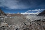 View to the North from the lateral moraine of the glacier