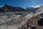 Crossing Ngozumpa, the largest glacier in Nepal