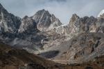 Looking back at the descent from the Cho La