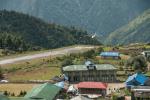 Landing on the 320m runway of Lukla airport