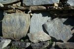 Detail of a Mani wall