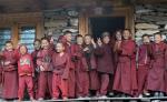Young monks at Hinang Gompa