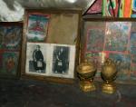 Photo of the young Dalai Lama on the altar of Hinang nunnery