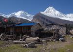 Nag Chuli (Peak 29) and Manaslu from Shyala