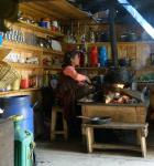 In a kitchen in Shyala